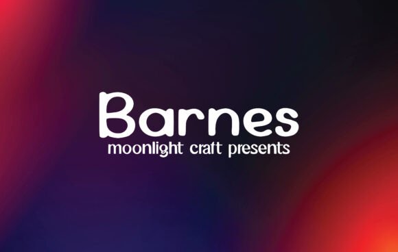 Barnes: A Script Font That Elevates Brand Campaigns