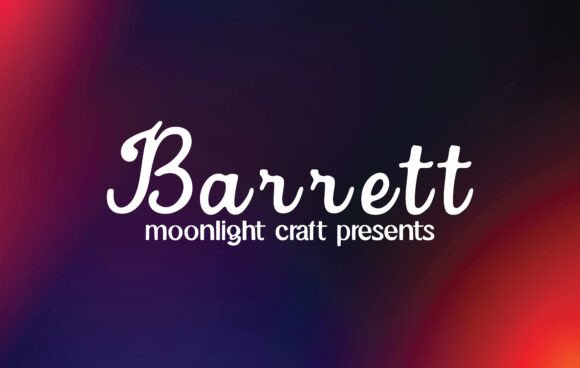 Barrett: A Handwritten Font for Creative Crafters