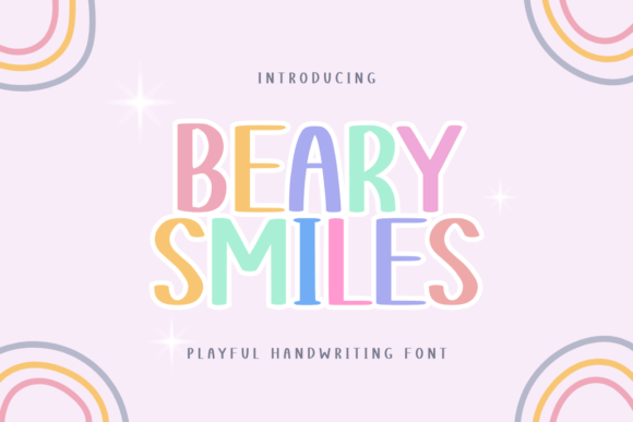 Beary Smiles: A Font for Warm, Handcrafted Editorial Design