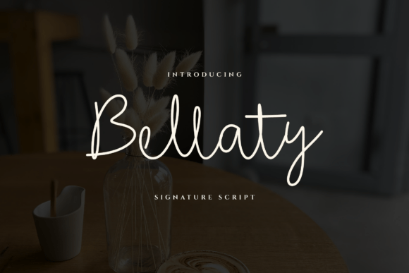 Bellaty: A Script Font for Editorial Elegance