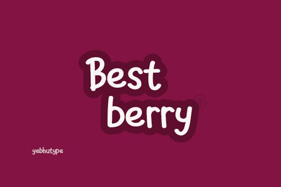 Best Berry Font for Web Designers