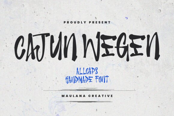 Cajun Wegen: The Font That Breathes Life Into Your Craft