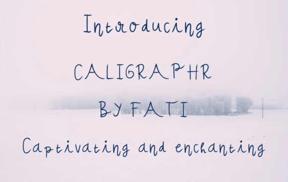 Caligraphr Font: A Delicate Script for Modern Web Design