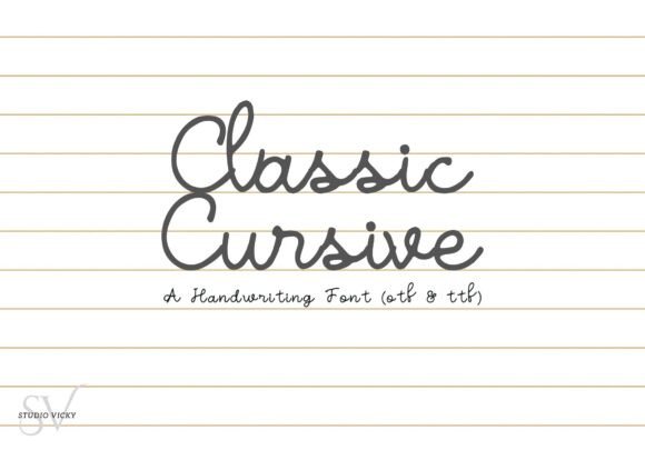 Classic Cursive: The Font That Elevates Your Brand’s Visual Story