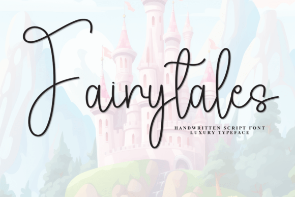 Fairytales: A Script Font for Editorial Elegance