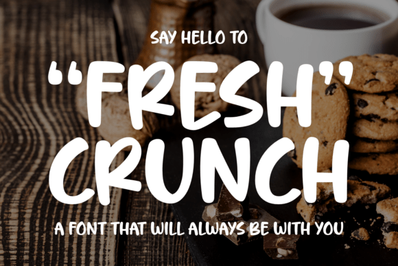 Fresh Crunch: A Font That Breathes Life into Editorial Design