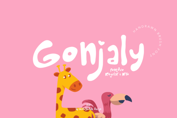 Gonjaly: A Playful Script Font for Handmade Creators