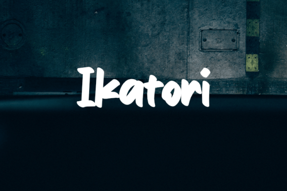 Ikatori: A Script Font That Adds Flair to Campaigns