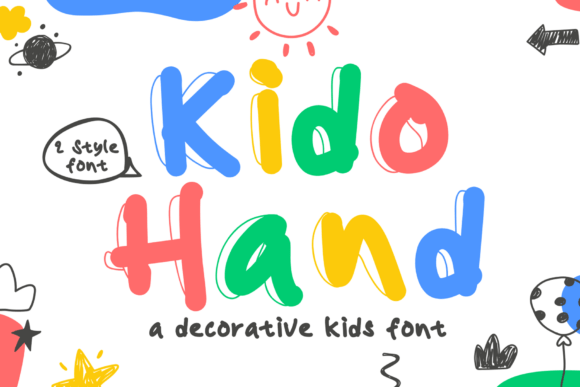 Kido Hand: A Warm, Handwritten Font for Digital Design
