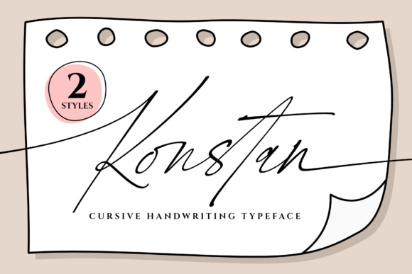 Konstan: A Handwritten Font for Modern Web Design