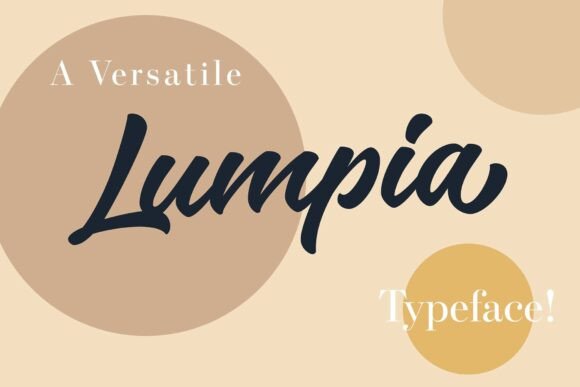 Lumpia: A Script Font with Soul for Editorial Design