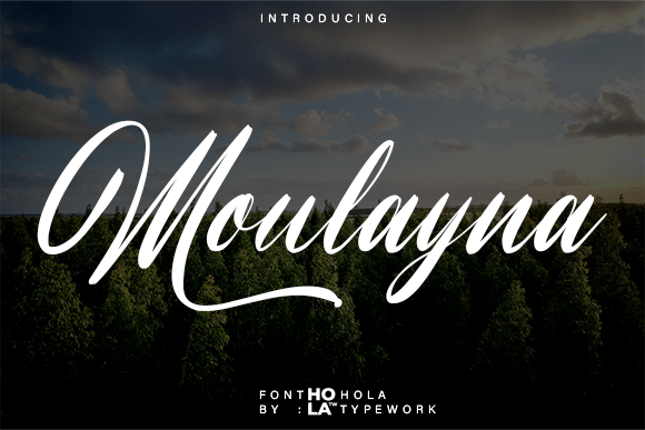 Moulayna: A Handwritten Font That Elevates Digital Design