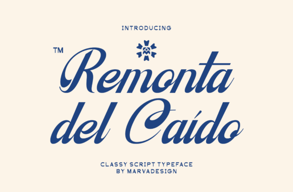 Remonta Del Caido Font for Campaign Design