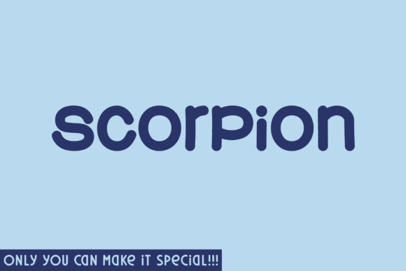 Scorpion: A Handwritten Font for Creative Branding