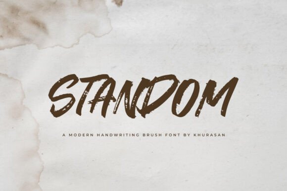 Standom: A Versatile Script Font for Editorial Design