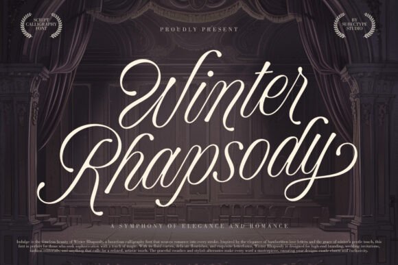 Winter Rhapsody: A Font for Captivating Digital Campaigns